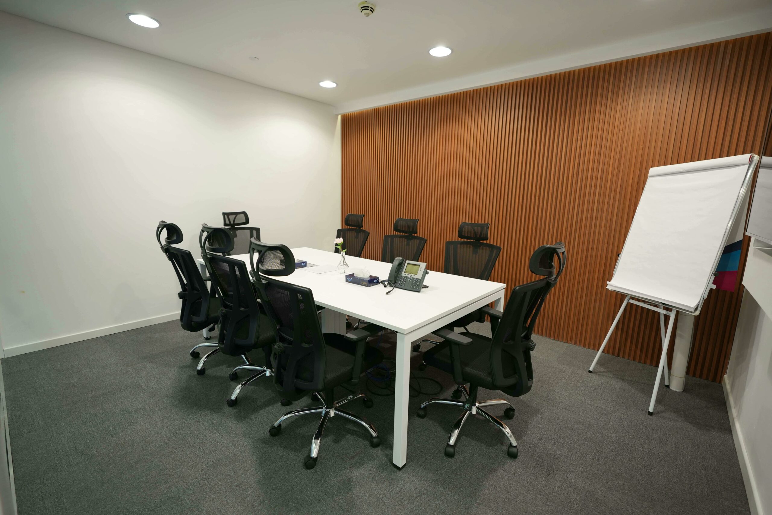 Sala de reuniones de centro de negocios